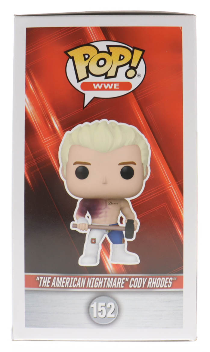 Cody Rhodes Signed WWE #152 "The American Nightmare" Cody Rhodes Funko Pop! Vinyl Figure (PSA) at PristineAuction.com Cody Rhodes Signed WWE #152 "The American Nightmare" Cody Rhodes Funko Pop! Vinyl Figure (PSA) at PristineAuction.com
