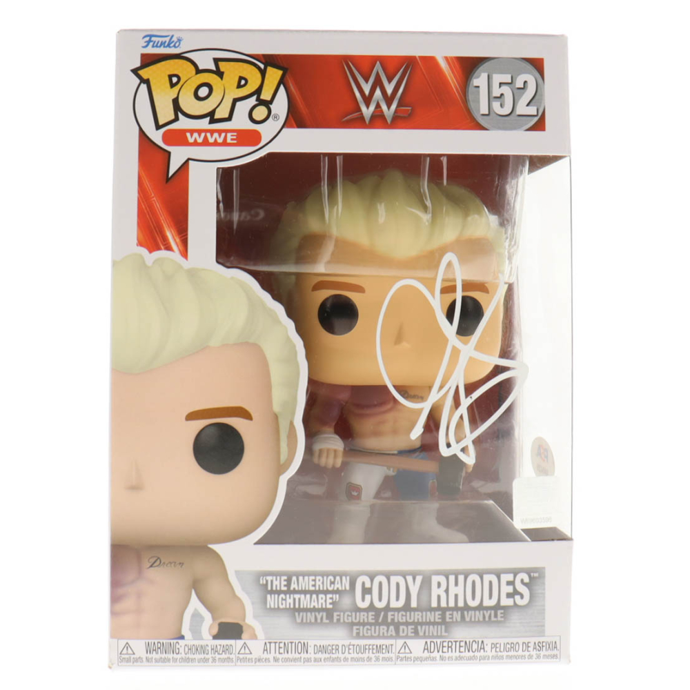 Cody Rhodes Signed WWE 152 "The American Nightmare" Cody Rhodes Funko