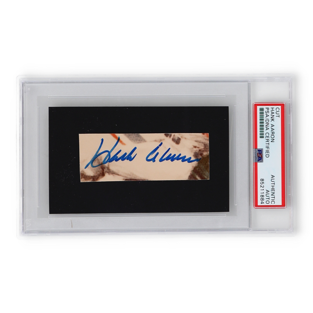 HANK AARON signed autographed photo COA Hologram