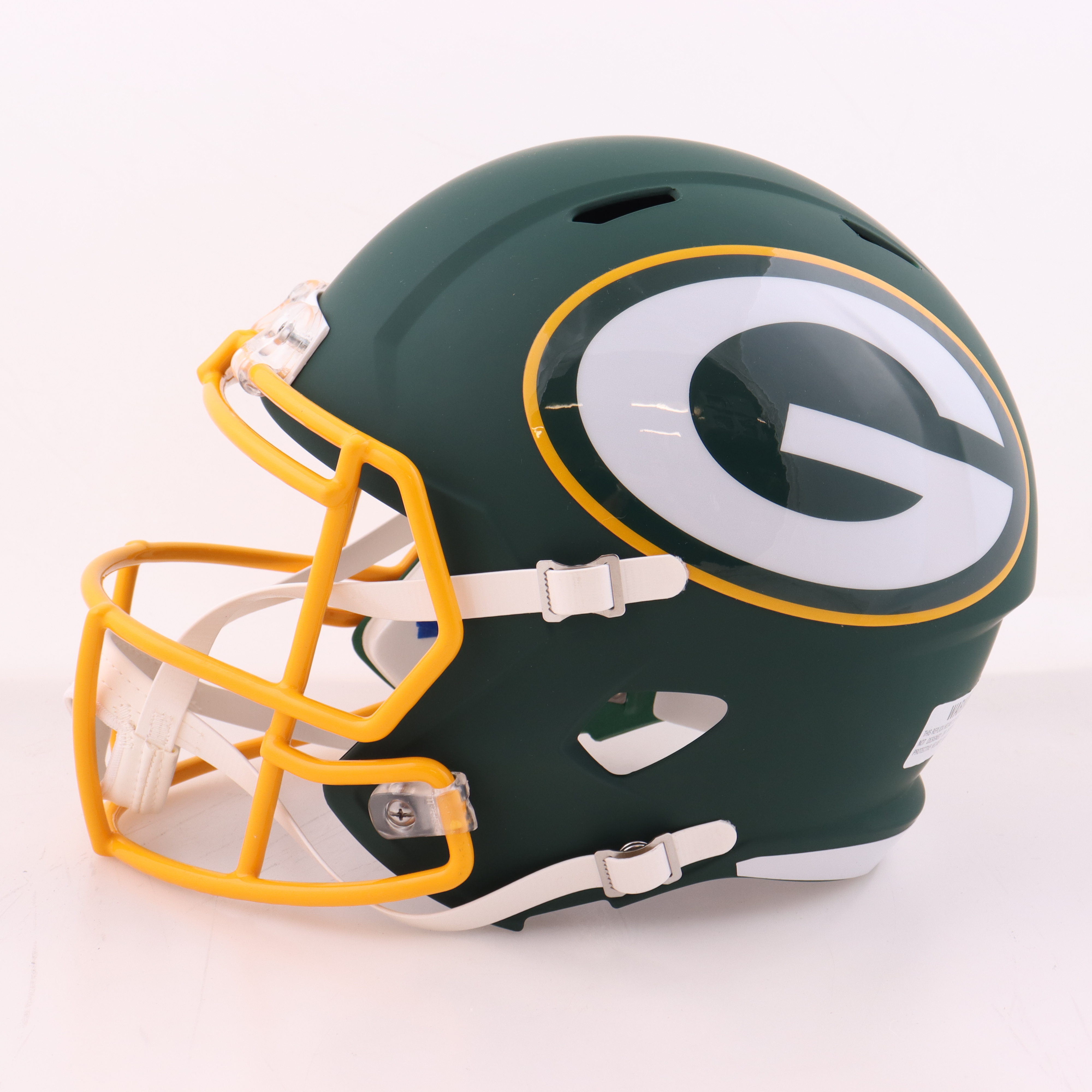 Brett Favre Signed Packers Full-Size AMP Alternate Speed Helmet (Favre) at PristineAuction.com Brett Favre Signed Packers Full-Size AMP Alternate Speed Helmet (Favre) at PristineAuction.com