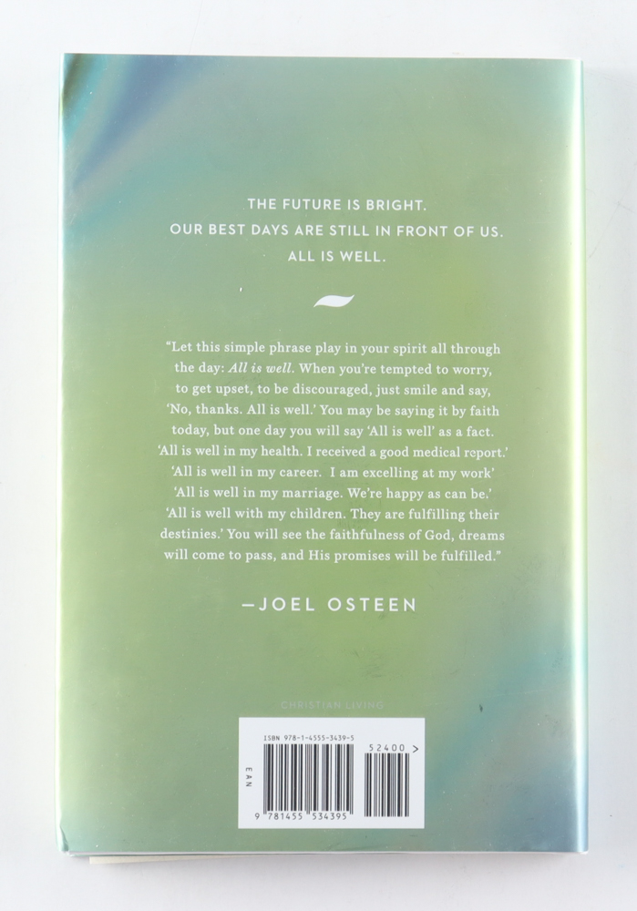 Joel Osteen Signed "Peaceful On Purpose" Hardcover Book (Beckett & Premier Collectibles) at PristineAuction.com Joel Osteen Signed "Peaceful On Purpose" Hardcover Book (Beckett & Premier Collectibles) at PristineAuction.com