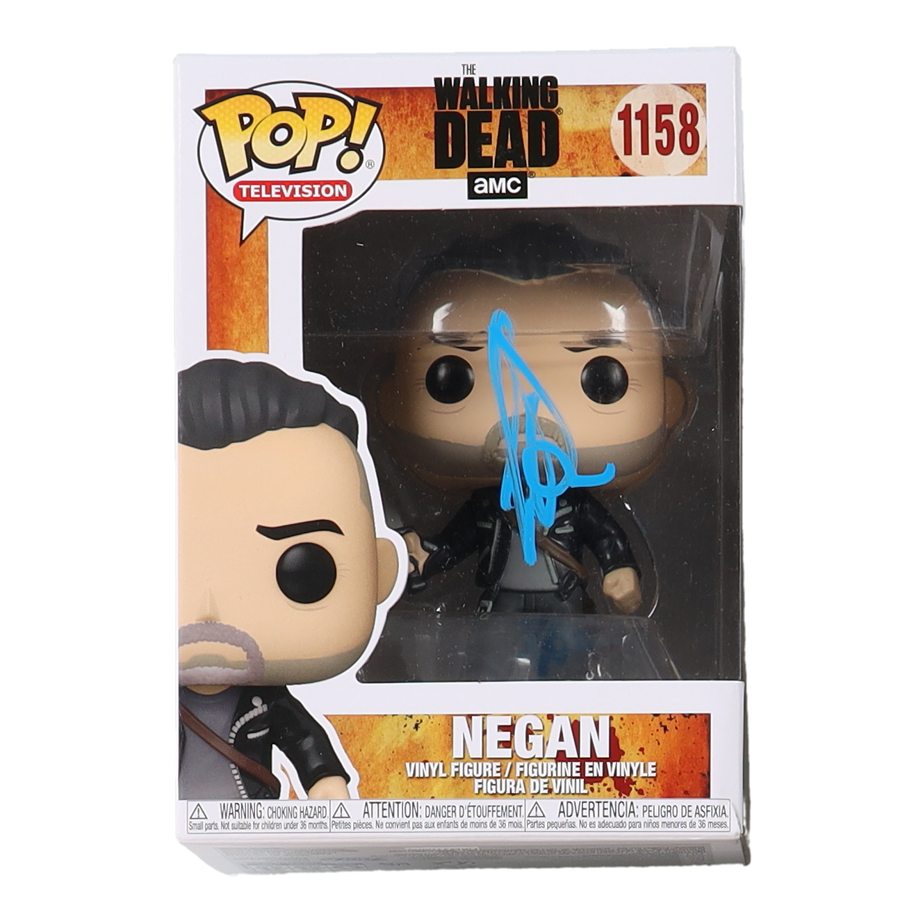 Jeffrey Dean Morgan Signed "The Walking Dead" #1158 Negan Funko Pop! Vinyl Figure Inscribed "Negan" (Beckett) at PristineAuction.com Jeffrey Dean Morgan Signed "The Walking Dead" #1158 Negan Funko Pop! Vinyl Figure Inscribed "Negan" (Beckett) at PristineAuction.com