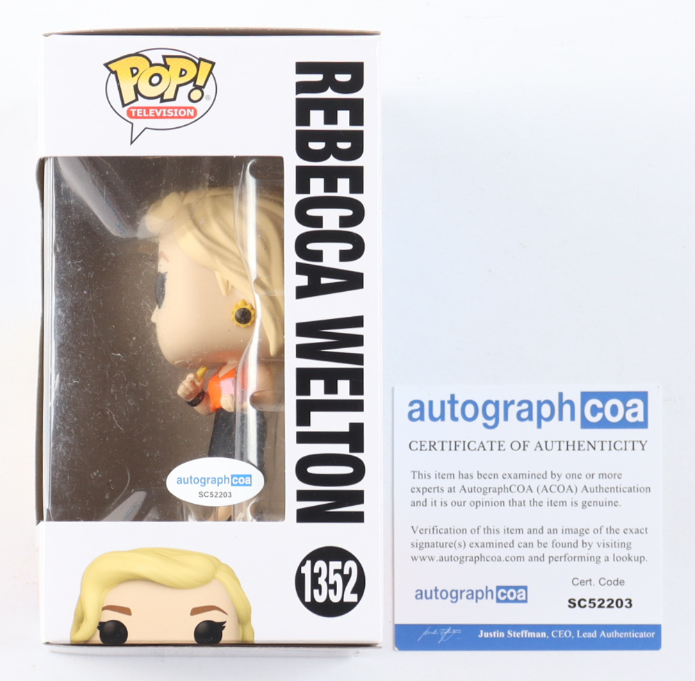 Hannah Waddingham Signed "Ted Lasso" #1352 Rebecca Welton Funko Pop! Vinyl Figure (ACOA) at PristineAuction.com Hannah Waddingham Signed "Ted Lasso" #1352 Rebecca Welton Funko Pop! Vinyl Figure (ACOA) at PristineAuction.com
