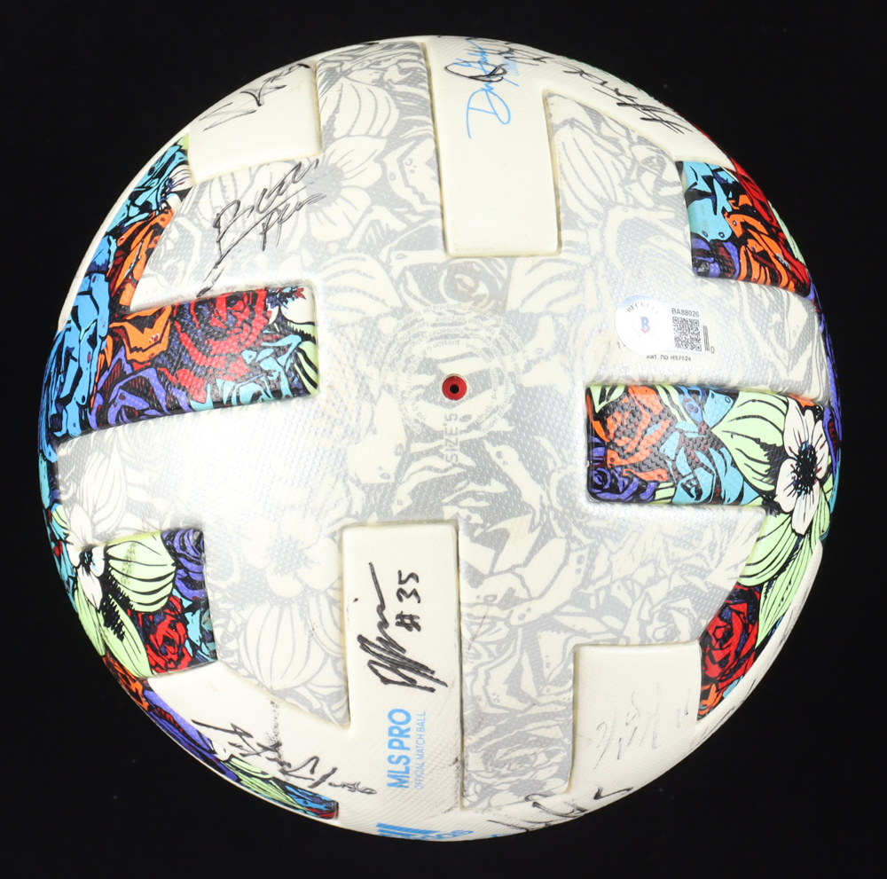 2022 Dynamo Game-Used Adidas Soccer Ball Team-Signed by (23) with Marcelo Palomino, Daniel Steres, Adam Lundqvist, Sam Junqua (Beckett & Fanatics) at PristineAuction.com 2022 Dynamo Game-Used Adidas Soccer Ball Team-Signed by (23) with Marcelo Palomino, Daniel Steres, Adam Lundqvist, Sam Junqua (Beckett & Fanatics) at PristineAuction.com