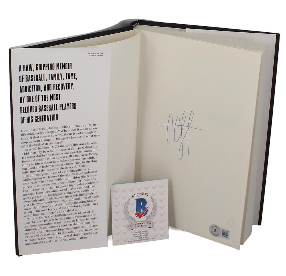 C.C. Sabathia Signed "Till The End" Hardcover Book (Beckett) at PristineAuction.com C.C. Sabathia Signed "Till The End" Hardcover Book (Beckett) at PristineAuction.com