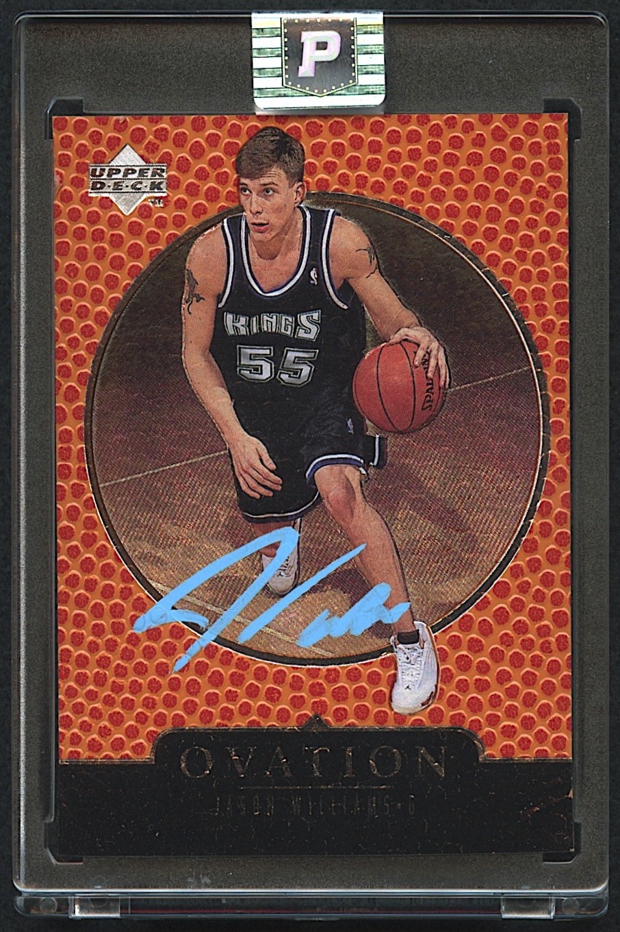Jason Williams Signed 1998-99 Upper Deck Ovation #77 RC (PA Encapsulated) at PristineAuction.com Jason Williams Signed 1998-99 Upper Deck Ovation #77 RC (PA Encapsulated) at PristineAuction.com