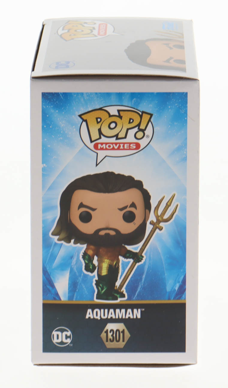 Jason Momoa Signed "Aquaman: And The Lost Kingdom" #1301 Aquaman Funko Pop! Vinyl Figure (ACOA) at PristineAuction.com Jason Momoa Signed "Aquaman: And The Lost Kingdom" #1301 Aquaman Funko Pop! Vinyl Figure (ACOA) at PristineAuction.com