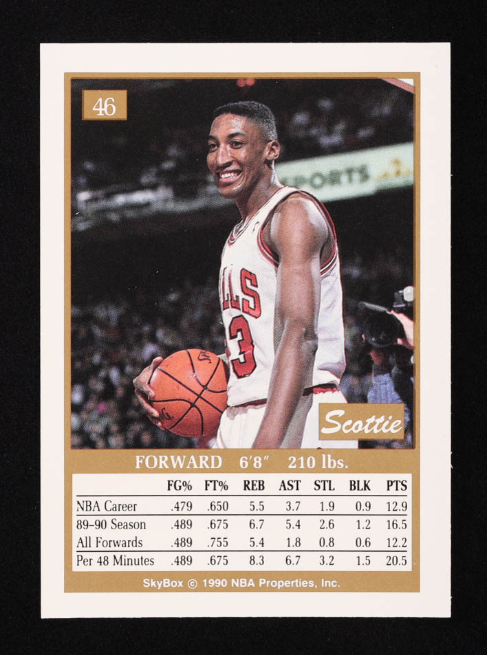 Scottie Pippen 1990-91 SkyBox #46 at PristineAuction.com Scottie Pippen 1990-91 SkyBox #46 at PristineAuction.com