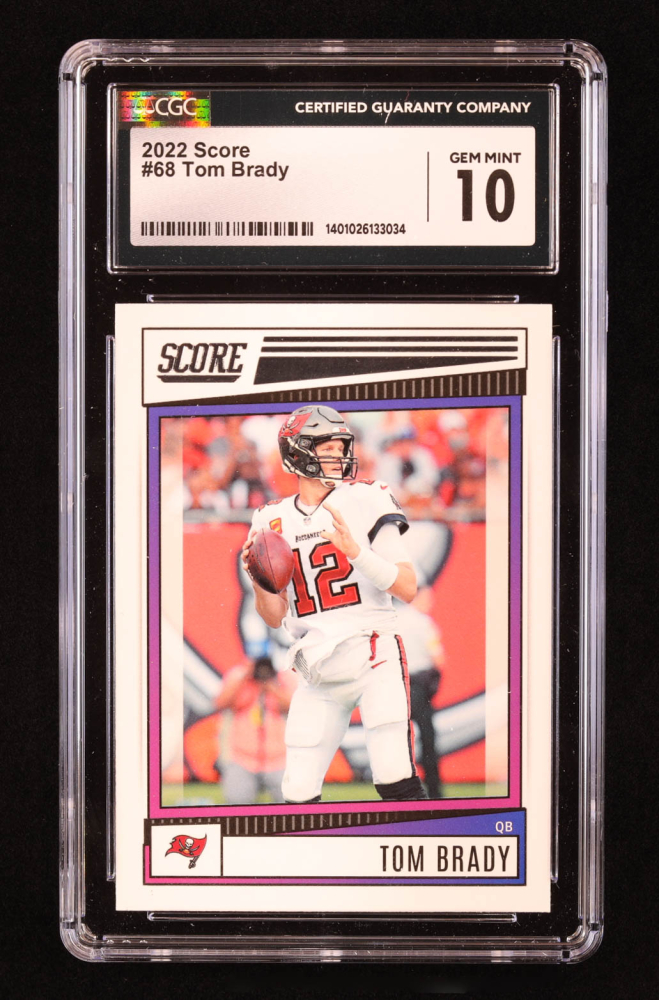 Tom Brady 2022 Score #68 (CGC 10) | Pristine Auction