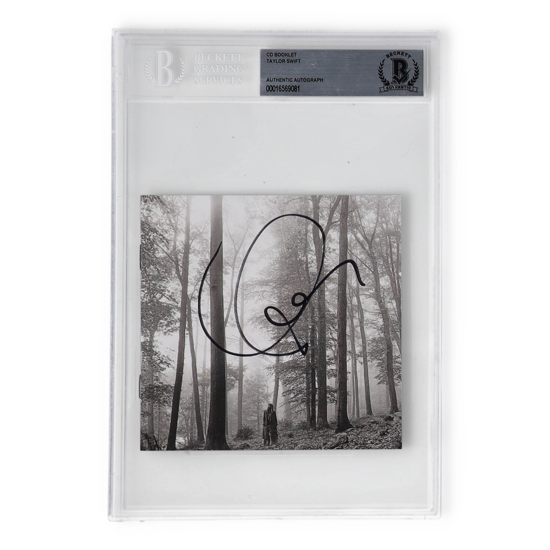 Taylor Swift Signed "Folklore" CD Booklet (BGS) at PristineAuction.com Taylor Swift Signed "Folklore" CD Booklet (BGS) at PristineAuction.com