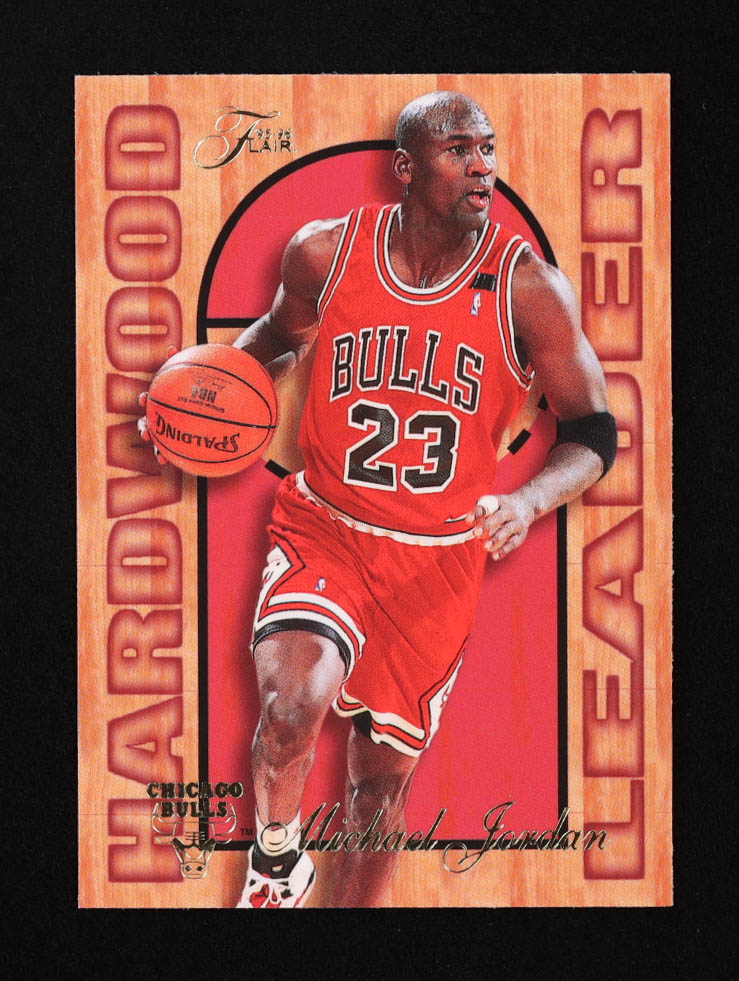 Michael Jordan 1995-96 Fleer Flair Hardwood Leaders #4 at PristineAuction.com Michael Jordan 1995-96 Fleer Flair Hardwood Leaders #4 at PristineAuction.com