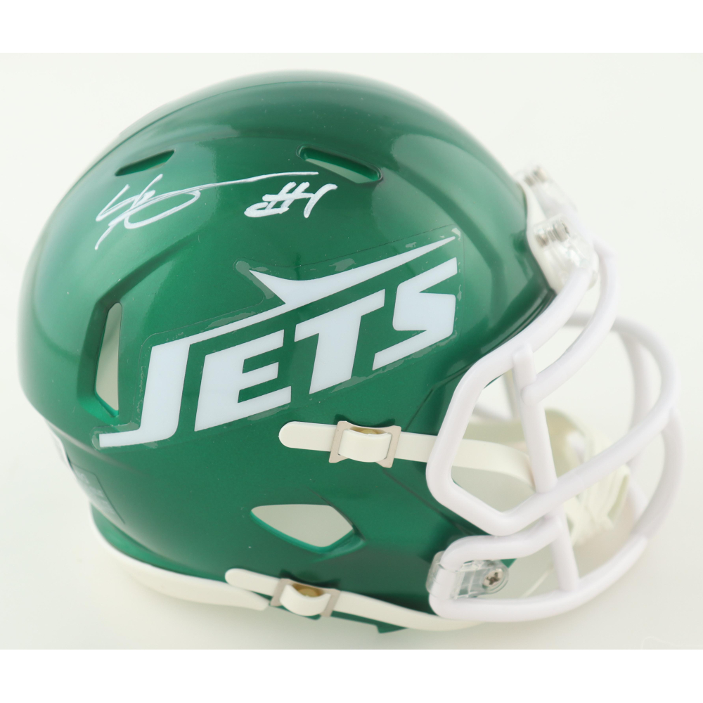 Ahmad "Sauce" Gardner Signed Jets Speed Mini Helmet (Beckett) Pristine Auction