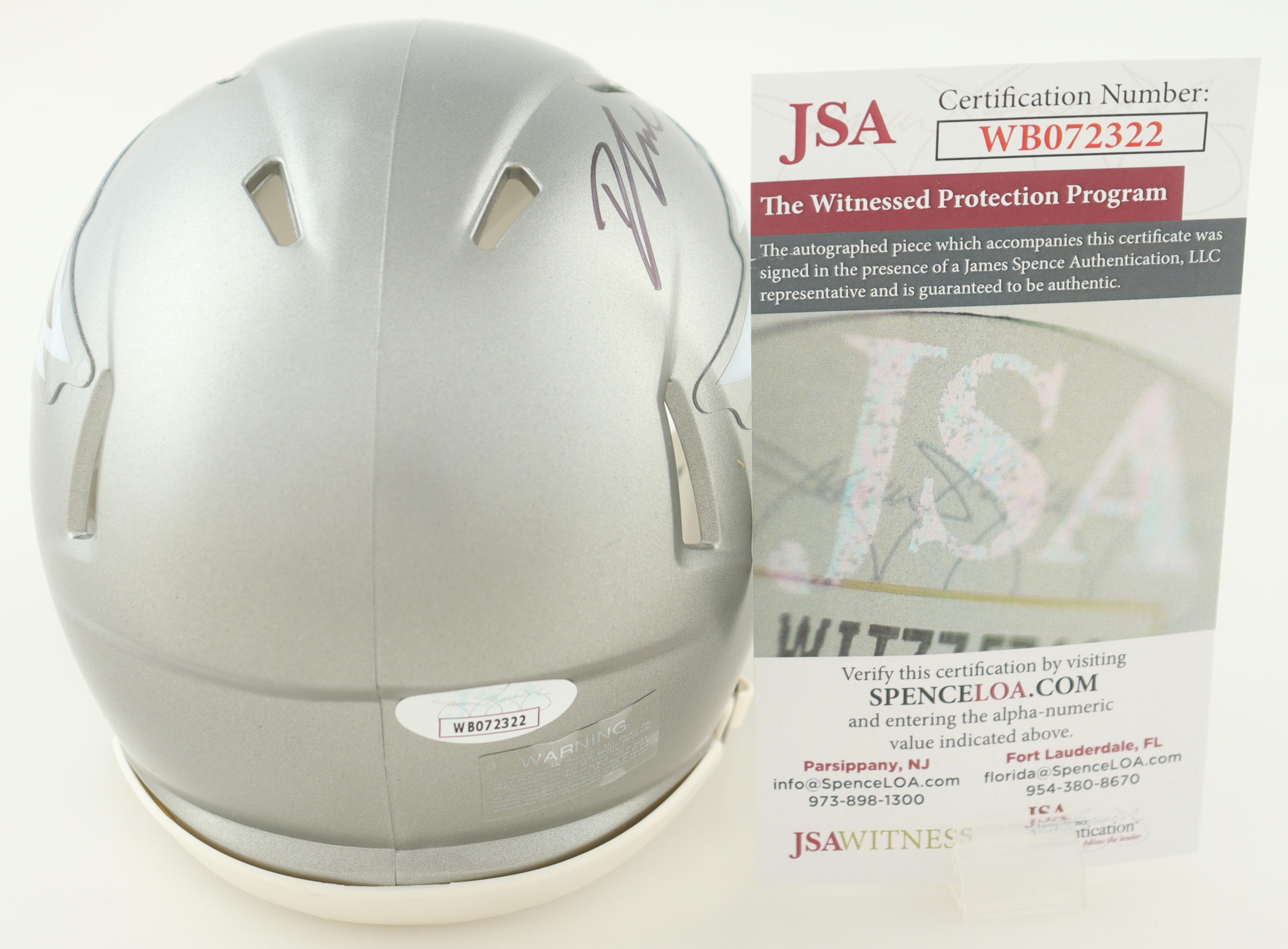 D'Andre Swift Signed Eagles Flash Alternate Speed Mini Helmet (JSA) at PristineAuction.com D'Andre Swift Signed Eagles Flash Alternate Speed Mini Helmet (JSA) at PristineAuction.com