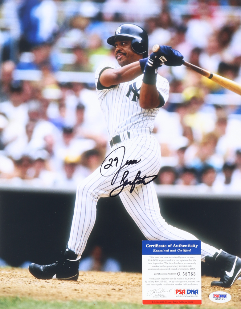 Jesse Barfield Signed Yankees 11x14 Photo (PSA) at PristineAuction.com Jesse Barfield Signed Yankees 11x14 Photo (PSA) at PristineAuction.com