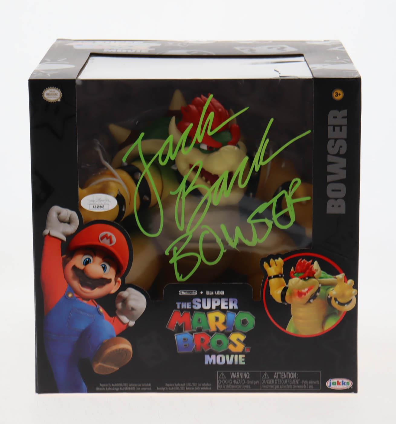 Jack Black Signed "The Super Mario Bros. Movie" Bowser Action Figure Inscribed "Bowser" (JSA) at PristineAuction.com Jack Black Signed "The Super Mario Bros. Movie" Bowser Action Figure Inscribed "Bowser" (JSA) at PristineAuction.com