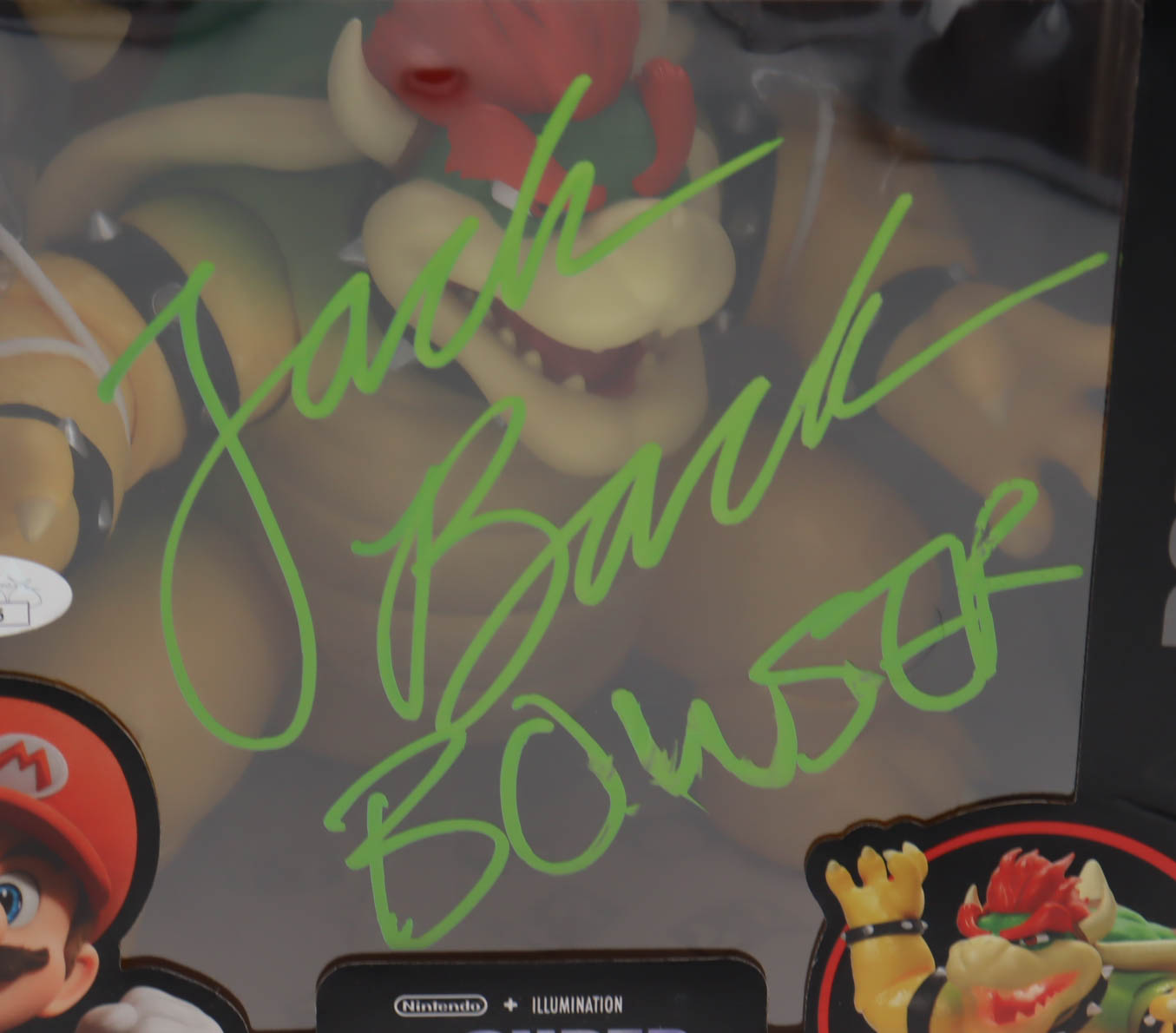 Jack Black Signed "The Super Mario Bros. Movie" Bowser Action Figure Inscribed "Bowser" (JSA) at PristineAuction.com Jack Black Signed "The Super Mario Bros. Movie" Bowser Action Figure Inscribed "Bowser" (JSA) at PristineAuction.com