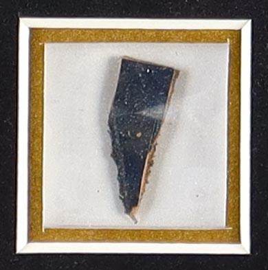 John F. Kennedy 1963 Assassination Custom Matted Blood-Stained Leather Seat Piece (University Archives) at PristineAuction.com John F. Kennedy 1963 Assassination Custom Matted Blood-Stained Leather Seat Piece (University Archives) at PristineAuction.com