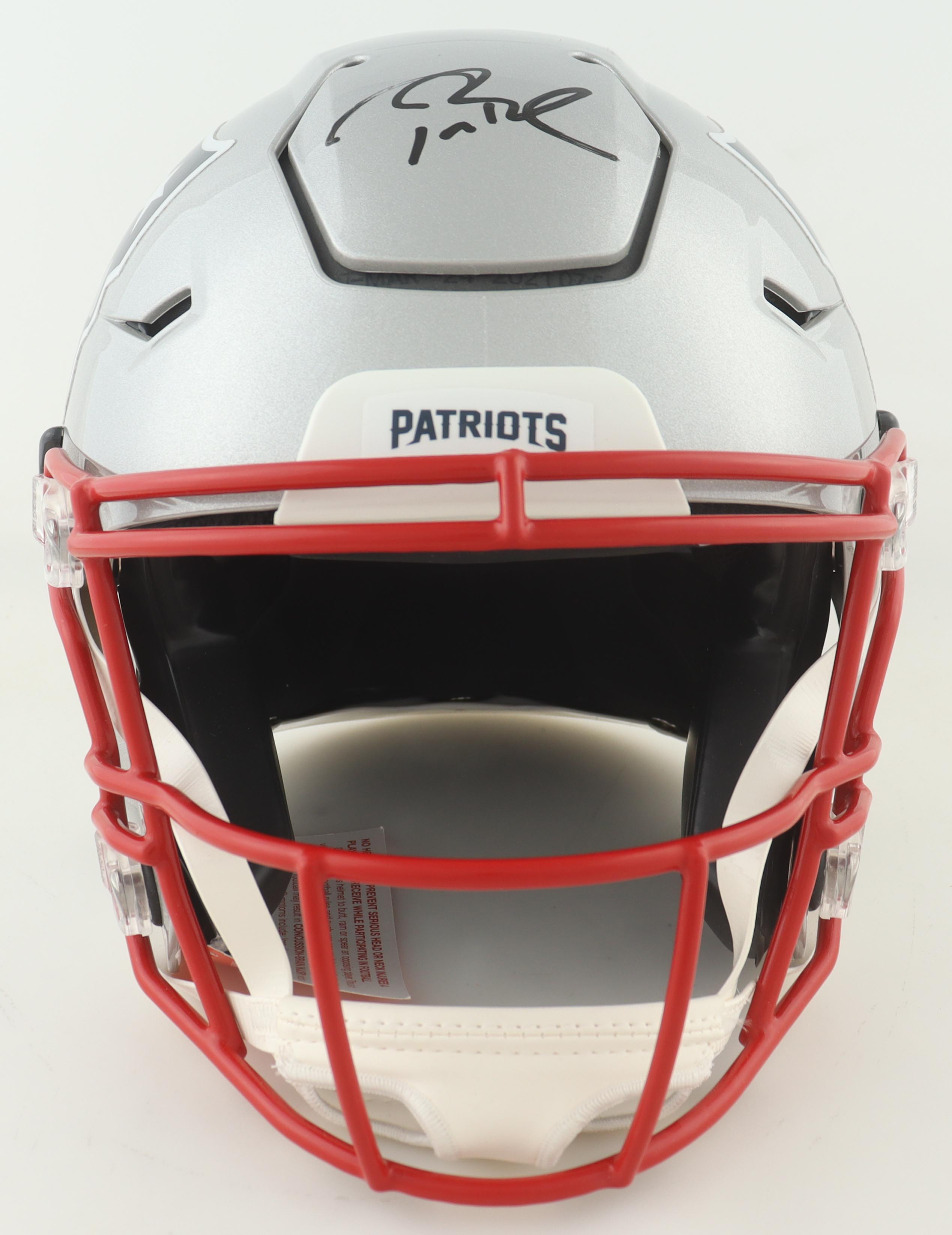 Tom Brady Signed Patriots Full-Size Authentic On-Field Speedflex Helmet (Fanatics) at PristineAuction.com Tom Brady Signed Patriots Full-Size Authentic On-Field Speedflex Helmet (Fanatics) at PristineAuction.com