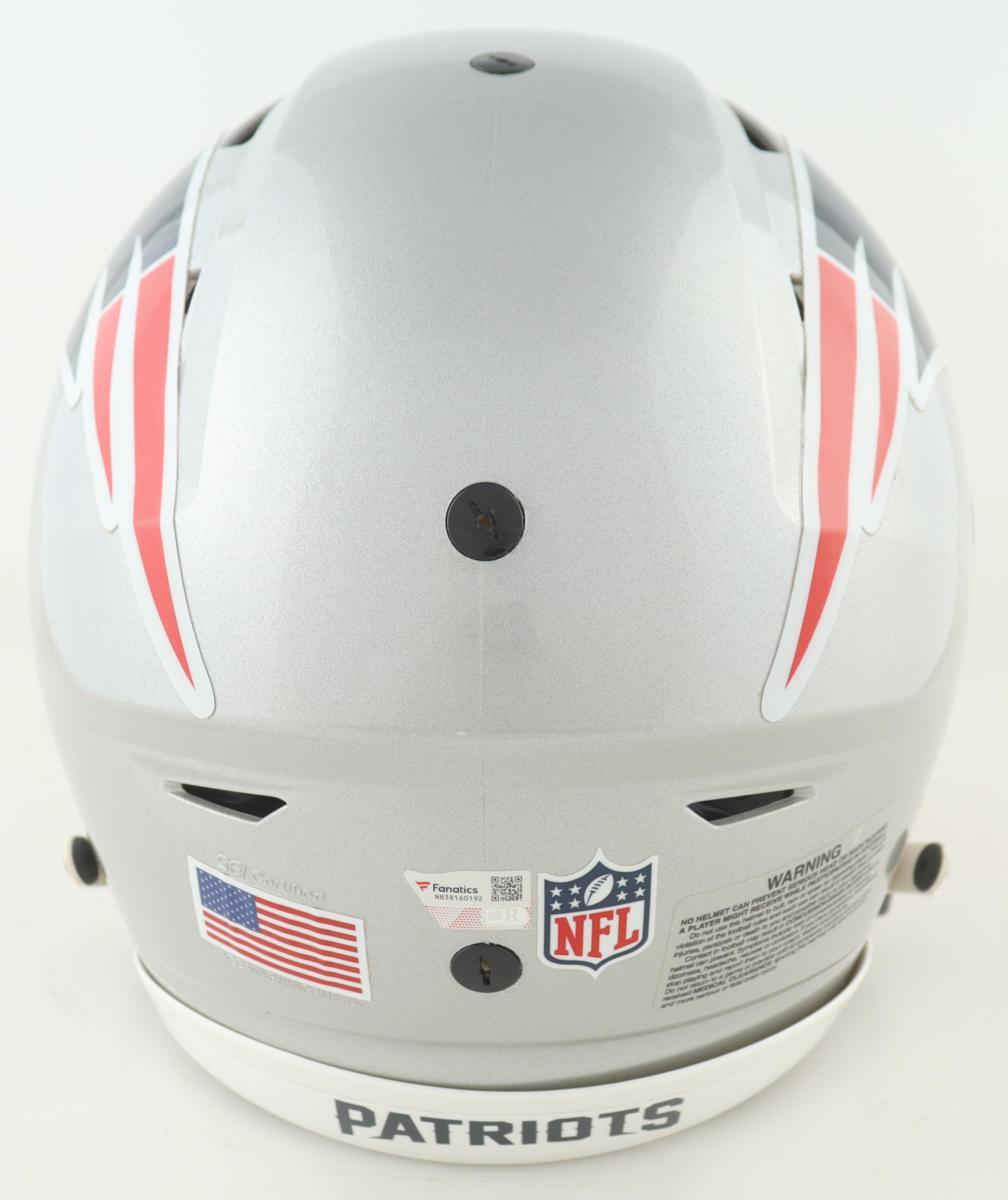 Tom Brady Signed Patriots Full-Size Authentic On-Field Speedflex Helmet (Fanatics) at PristineAuction.com Tom Brady Signed Patriots Full-Size Authentic On-Field Speedflex Helmet (Fanatics) at PristineAuction.com
