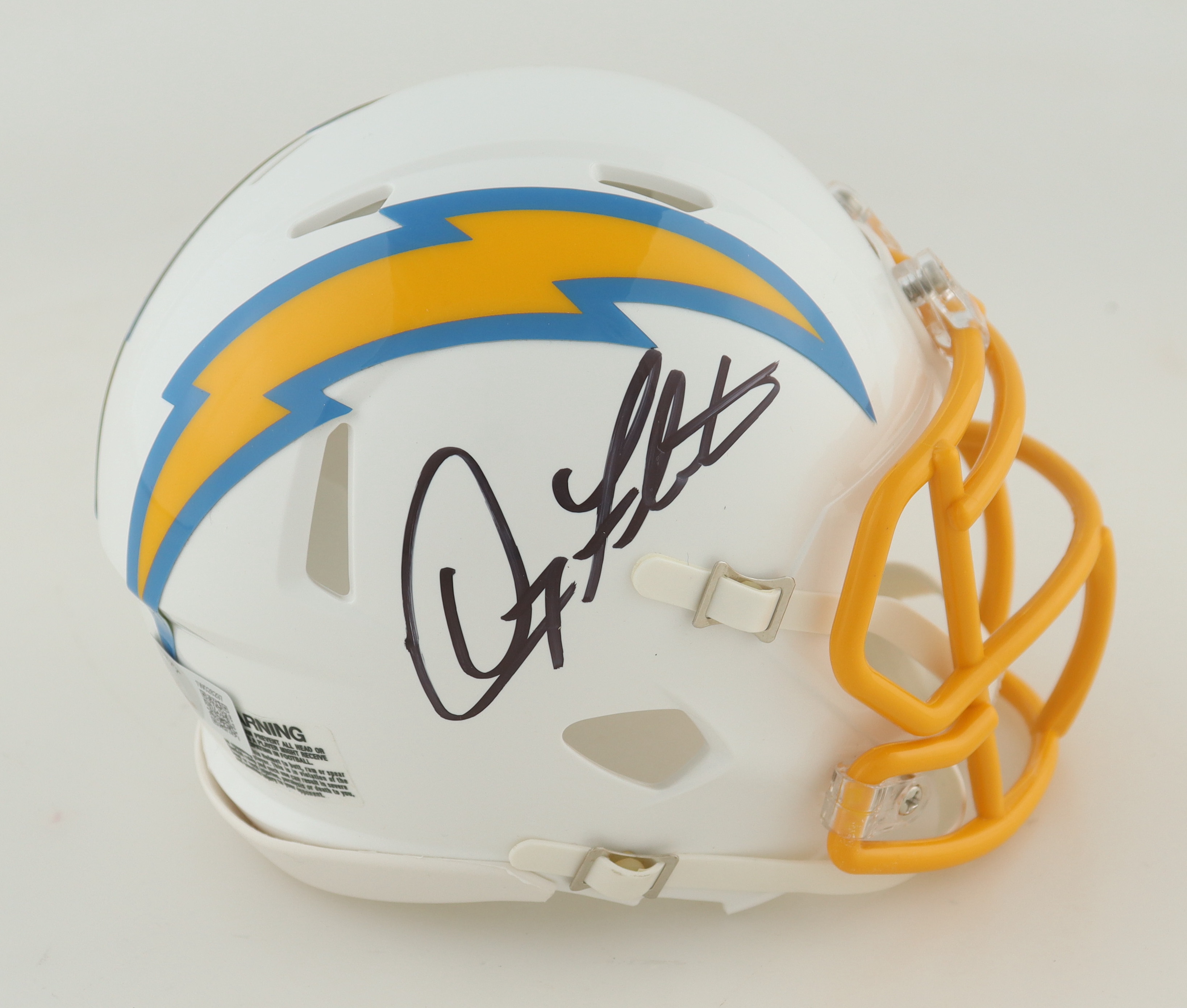 Doug Flutie Signed Chargers Speed Mini Helmet (Beckett) at PristineAuction.com Doug Flutie Signed Chargers Speed Mini Helmet (Beckett) at PristineAuction.com