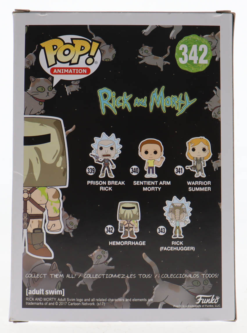 Joel McHale Signed "Rick and Morty" #342 Hemorrhage Funko Pop! Vinyl Figure (PSA) at PristineAuction.com Joel McHale Signed "Rick and Morty" #342 Hemorrhage Funko Pop! Vinyl Figure (PSA) at PristineAuction.com