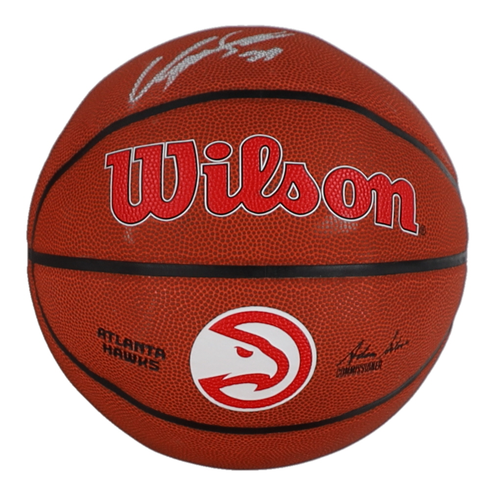 Dominique Wilkins Signed Hawks Logo Basketball (Beckett) at PristineAuction.com Dominique Wilkins Signed Hawks Logo Basketball (Beckett) at PristineAuction.com