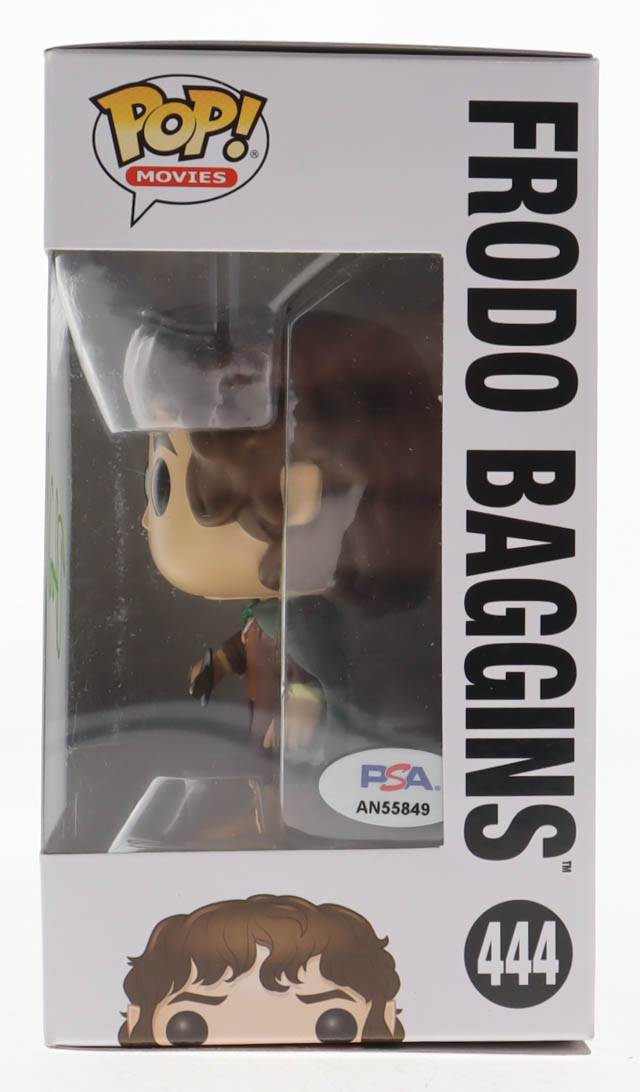 Elijah Wood Signed "The Lord of the Rings" #444 Frodo Baggins Funko Pop! Vinyl Figure (PSA) at PristineAuction.com Elijah Wood Signed "The Lord of the Rings" #444 Frodo Baggins Funko Pop! Vinyl Figure (PSA) at PristineAuction.com