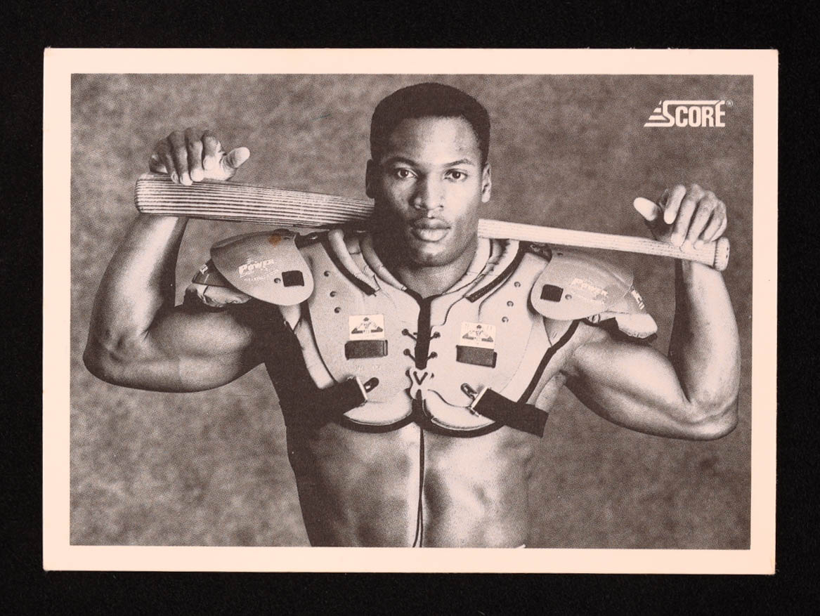 Bo Jackson 1990 Score #697 FB/BB at PristineAuction.com Bo Jackson 1990 Score #697 FB/BB at PristineAuction.com