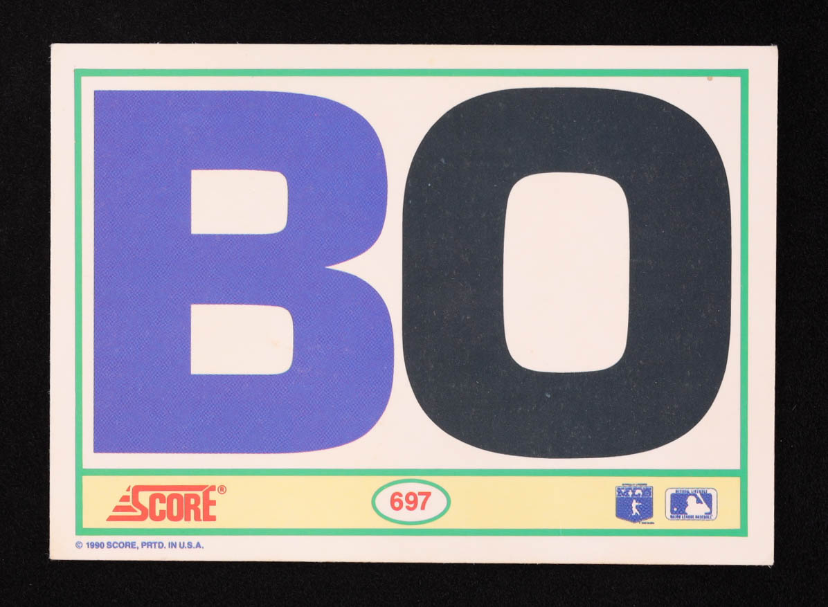 Bo Jackson 1990 Score #697 FB/BB at PristineAuction.com Bo Jackson 1990 Score #697 FB/BB at PristineAuction.com