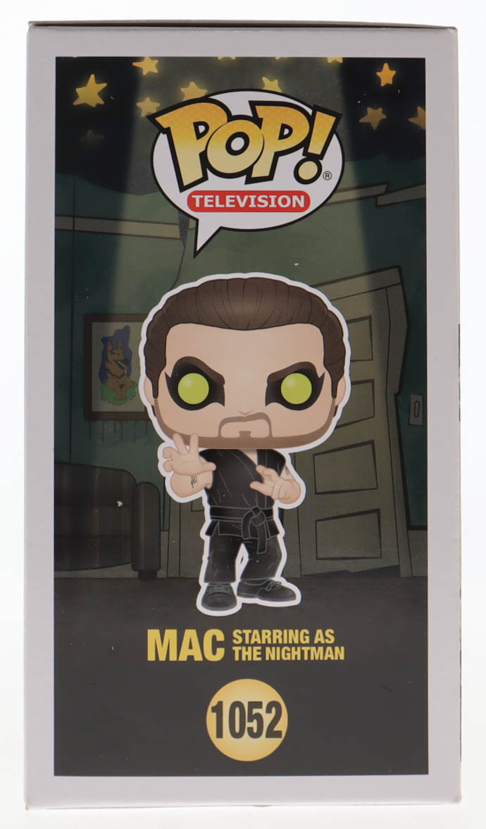Rob McElhenney Signed "It's Always Sunny in Philadelphia" #1052 Mac Starring as the Nightman Funko Pop! Vinyl Figure (Beckett) at PristineAuction.com Rob McElhenney Signed "It's Always Sunny in Philadelphia" #1052 Mac Starring as the Nightman Funko Pop! Vinyl Figure (Beckett) at PristineAuction.com