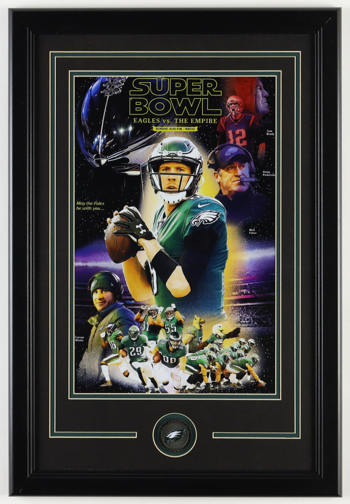 Eagles Super Bowl Champions Custom Framed Photo Display | Pristine Auction