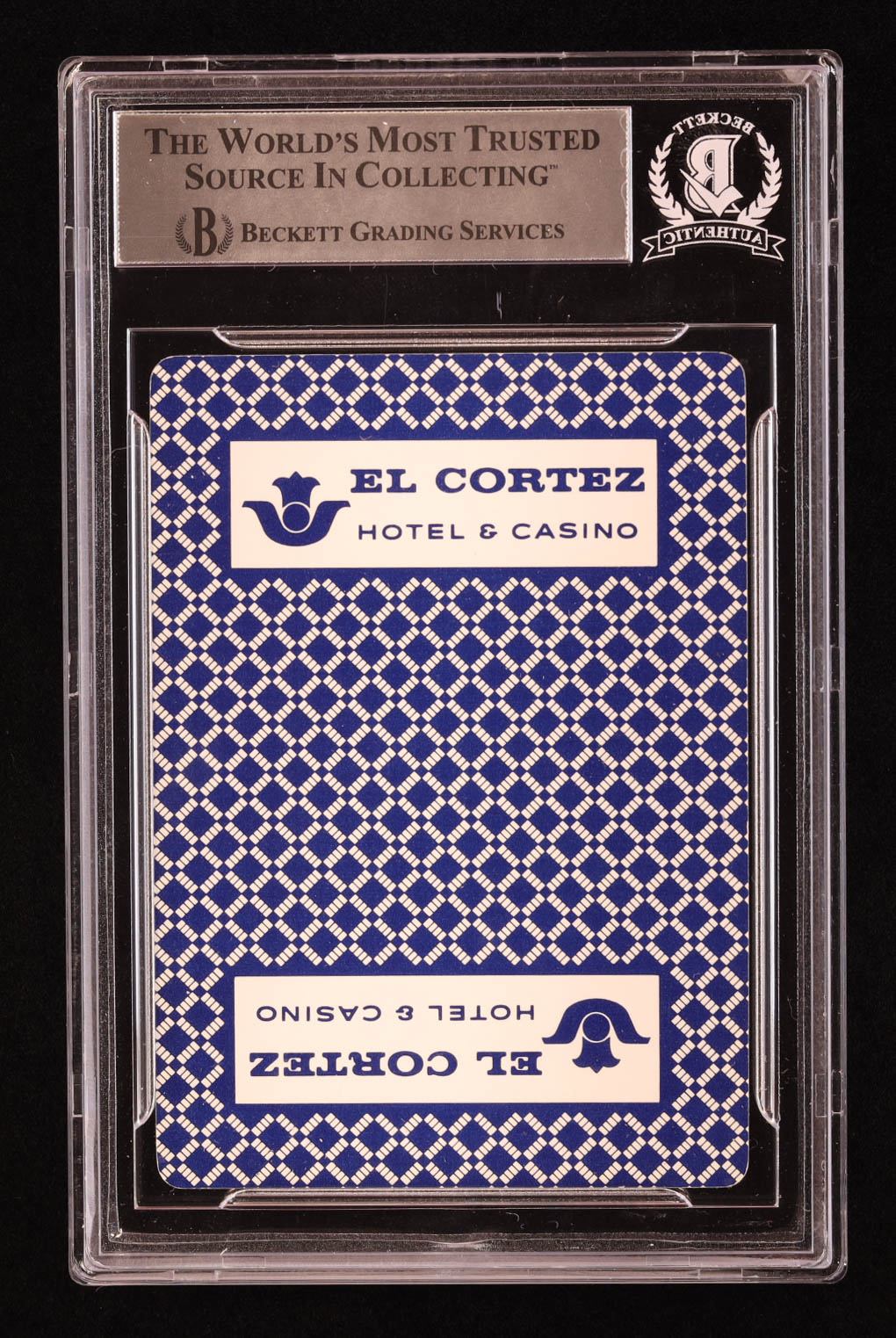 Walter Schuck Signed Playing Card (BGS) at PristineAuction.com Walter Schuck Signed Playing Card (BGS) at PristineAuction.com