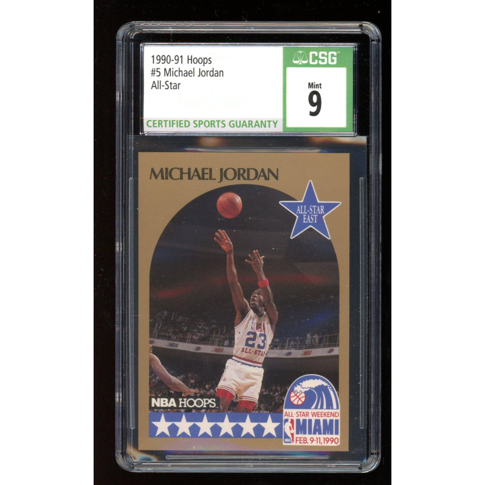 michael jordan 1990 all star card