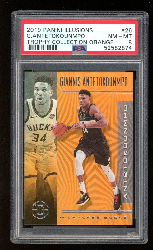Giannis Antetokounmpo 2019-20 Panini Illusions Trophy Collection 