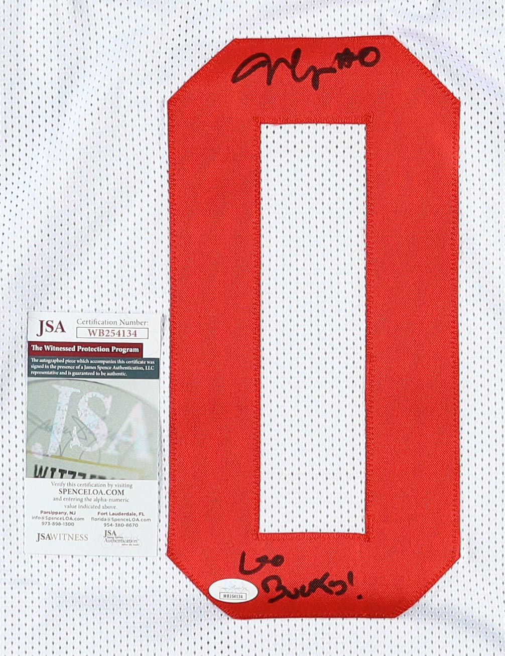 Jonathon Cooper Signed Jersey Inscribed "Go Bucks!" (JSA) at PristineAuction.com Jonathon Cooper Signed Jersey Inscribed "Go Bucks!" (JSA) at PristineAuction.com