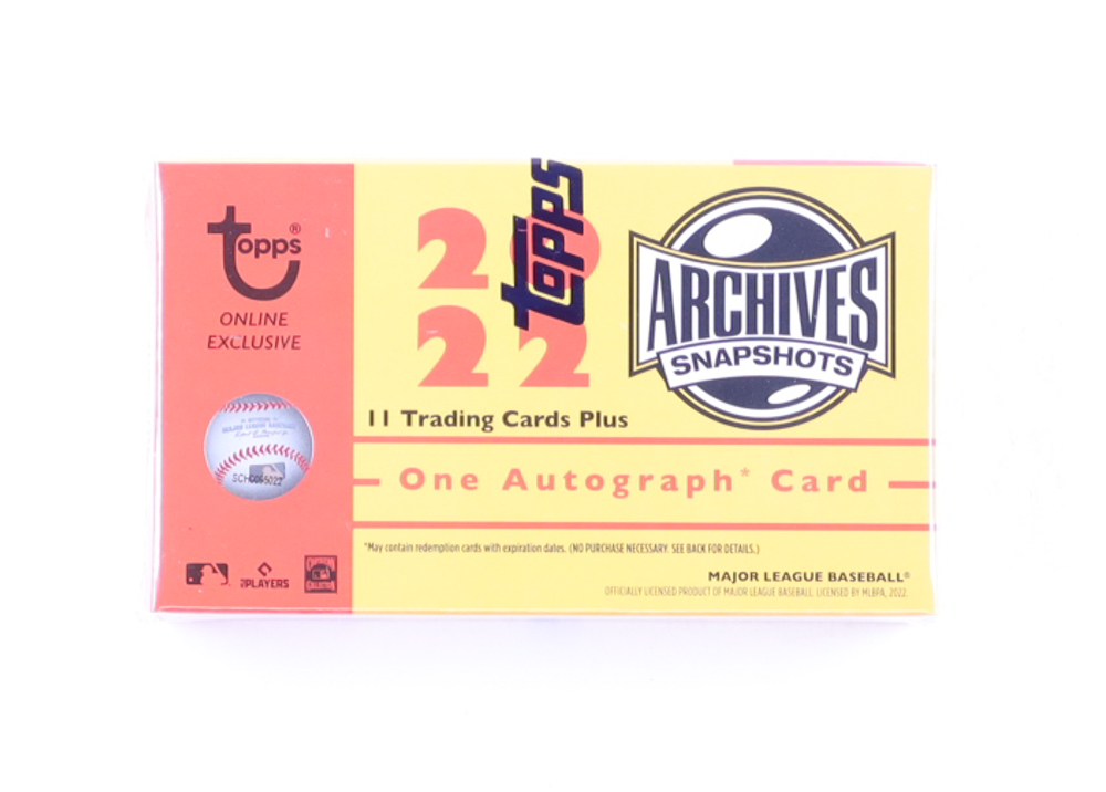 2022 Topps Baseball Archives Snapshots Baseball Card Box with (12) Cards at PristineAuction.com 2022 Topps Baseball Archives Snapshots Baseball Card Box with (12) Cards at PristineAuction.com