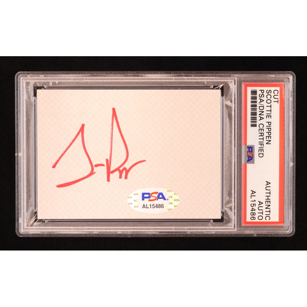 Carte Sportive Ultra Scottie Pippen 1992 #2 - Autographe - Notée PSA 10 GEM MINT - Fleer