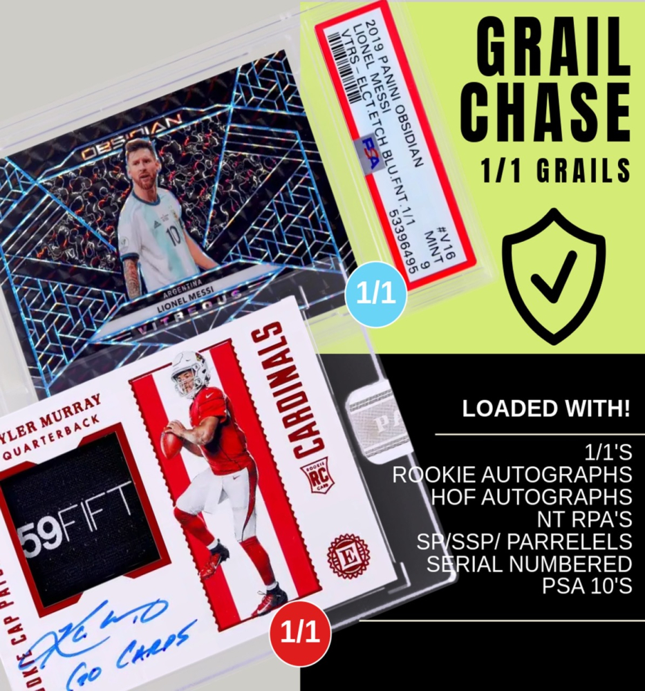 Mints Presents Grail Chase Series 5 The Golden Chalice Sports Card