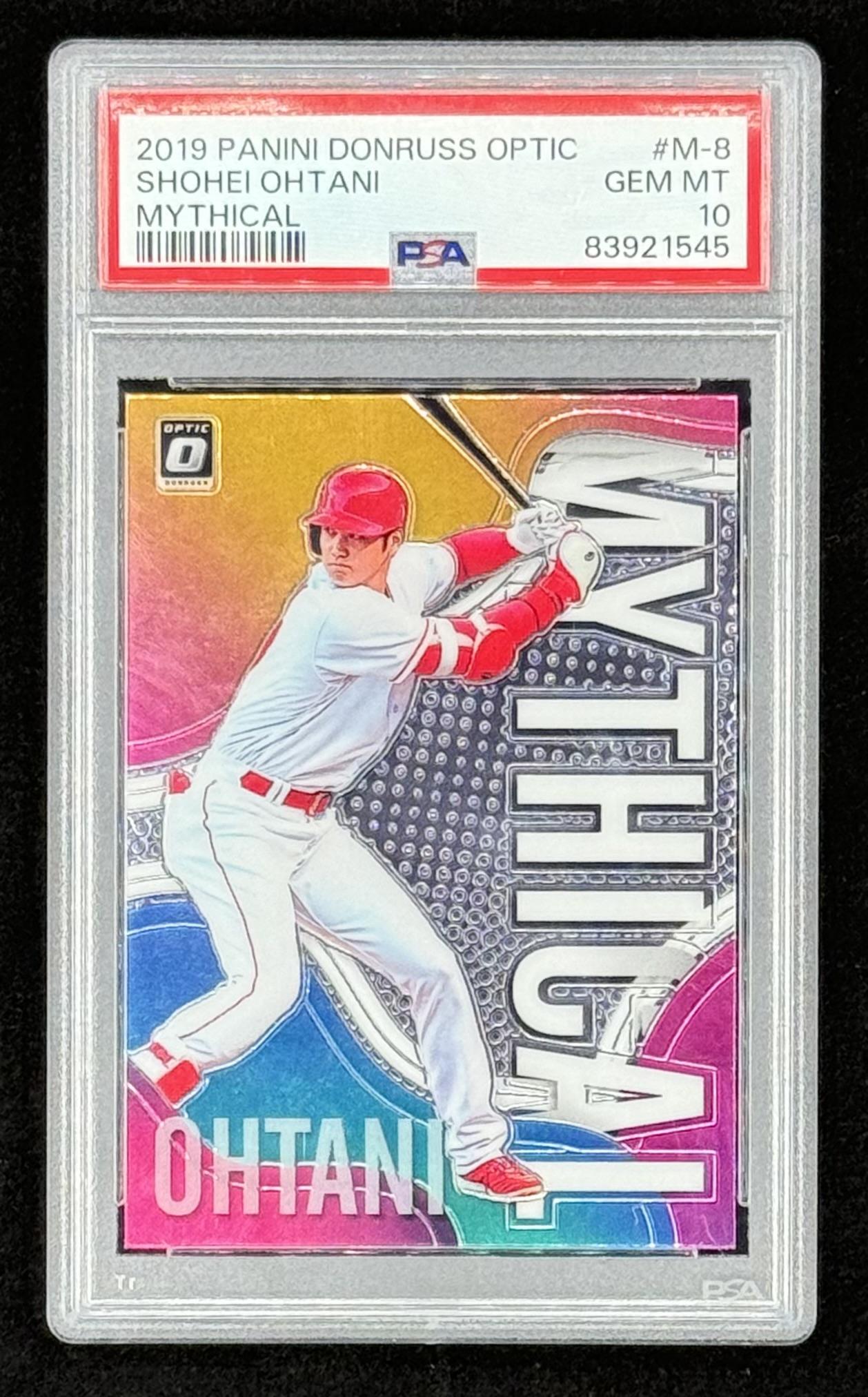 Shohei Ohtani 2019 Donruss Optic Mythical #8 (PSA 10) at PristineAuction.com Shohei Ohtani 2019 Donruss Optic Mythical #8 (PSA 10) at PristineAuction.com