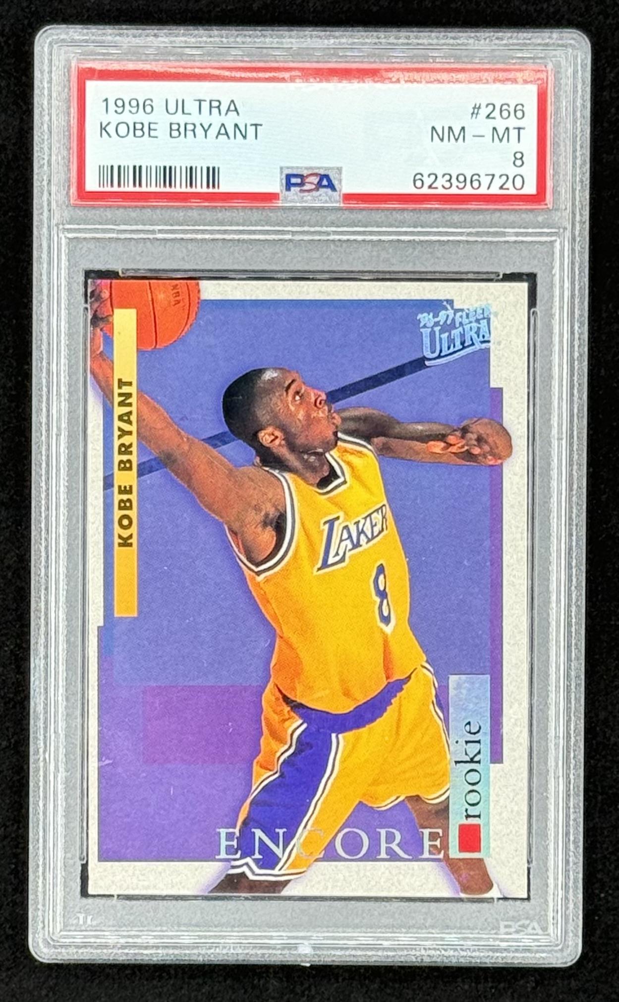 Kobe Bryant 1996-97 Ultra #266 RE RC (PSA 8) at PristineAuction.com Kobe Bryant 1996-97 Ultra #266 RE RC (PSA 8) at PristineAuction.com