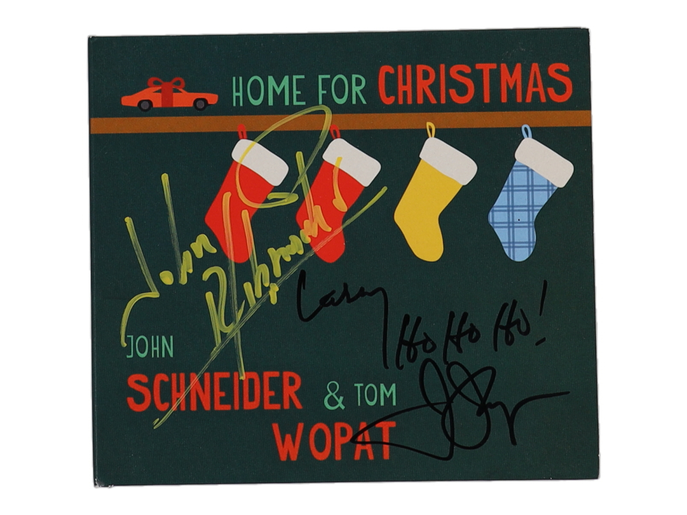 John Schneider & Tom Wopat Signed