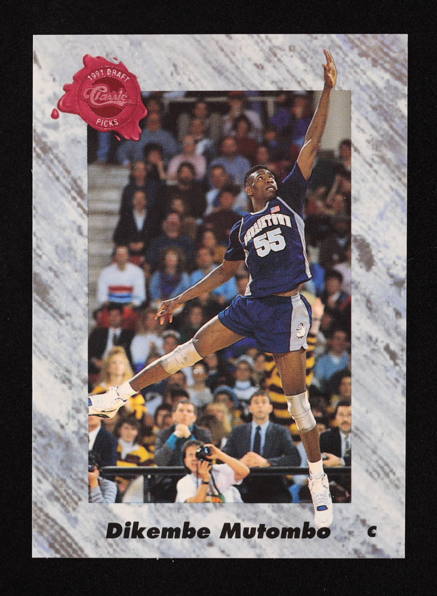 Dikembe Mutombo 1991 Classic Four Sport #151 RC at PristineAuction.com Dikembe Mutombo 1991 Classic Four Sport #151 RC at PristineAuction.com
