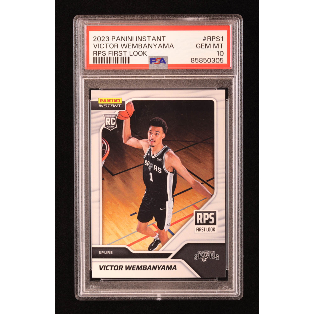 Victor Wembanyama 2023-24 Panini Instant RPS First Look #RPS1 RC 
