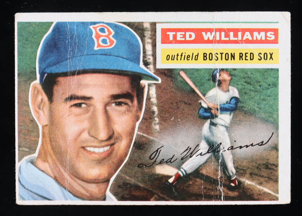 Ted Williams 1956 Topps #5 at PristineAuction.com Ted Williams 1956 Topps #5 at PristineAuction.com