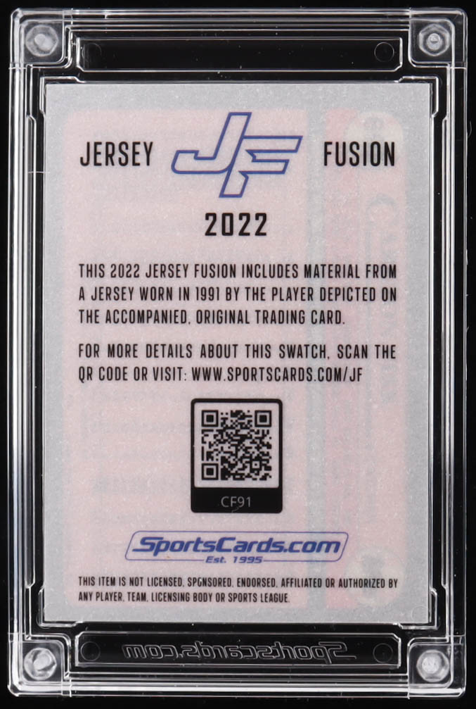 Carlton Fisk 2022 Jersey Fusion Game Used Swatch #CF91 at PristineAuction.com Carlton Fisk 2022 Jersey Fusion Game Used Swatch #CF91 at PristineAuction.com