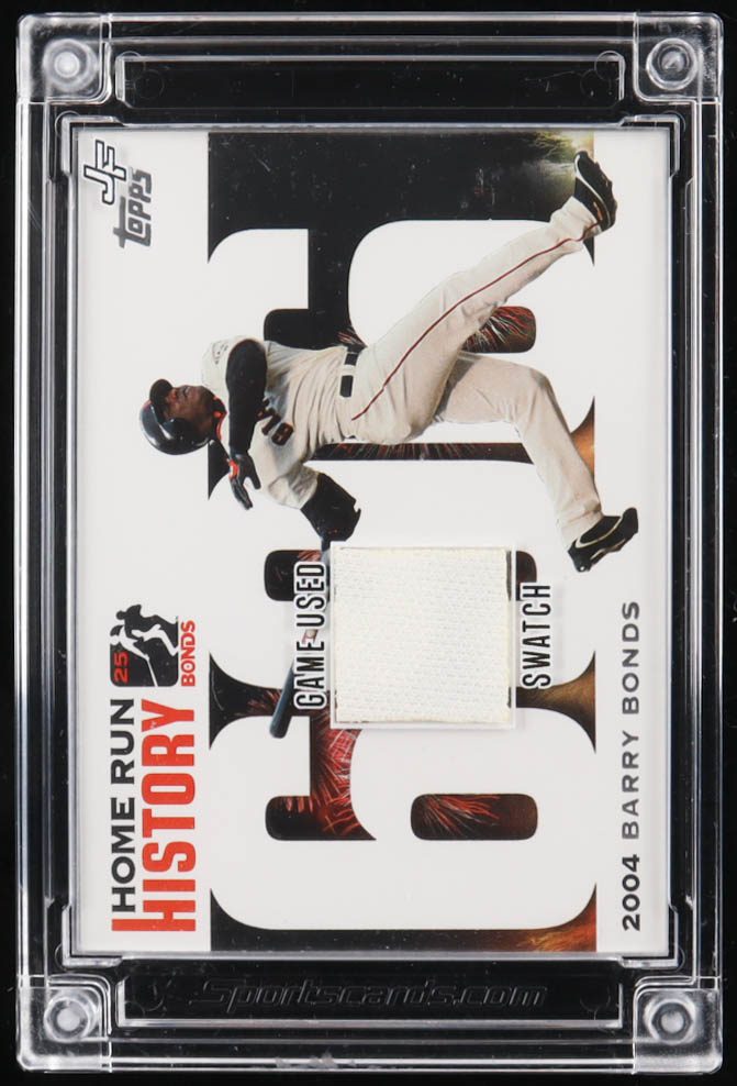 Barry Bonds 2022 Jersey Fusion Game Used Swatch #BB94 at PristineAuction.com Barry Bonds 2022 Jersey Fusion Game Used Swatch #BB94 at PristineAuction.com
