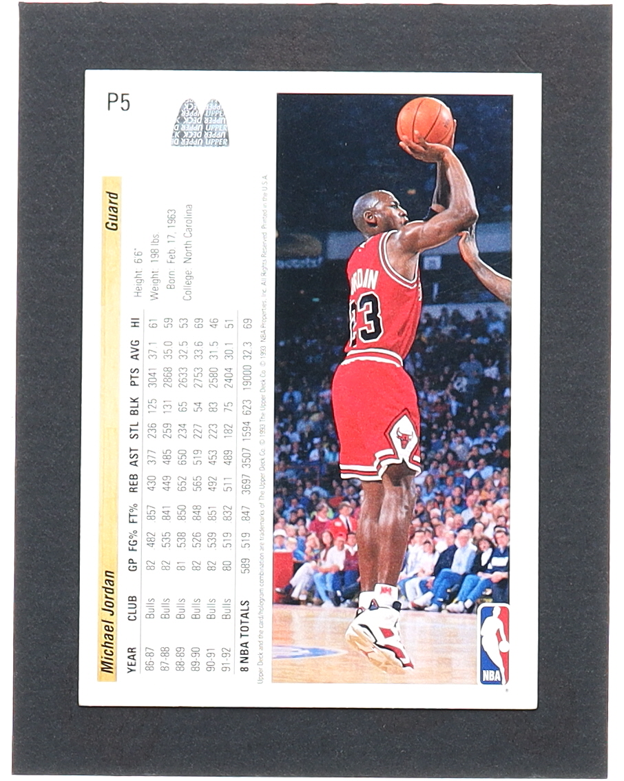 Michael Jordan 1992-93 Upper Deck McDonald's #P5 at PristineAuction.com Michael Jordan 1992-93 Upper Deck McDonald's #P5 at PristineAuction.com