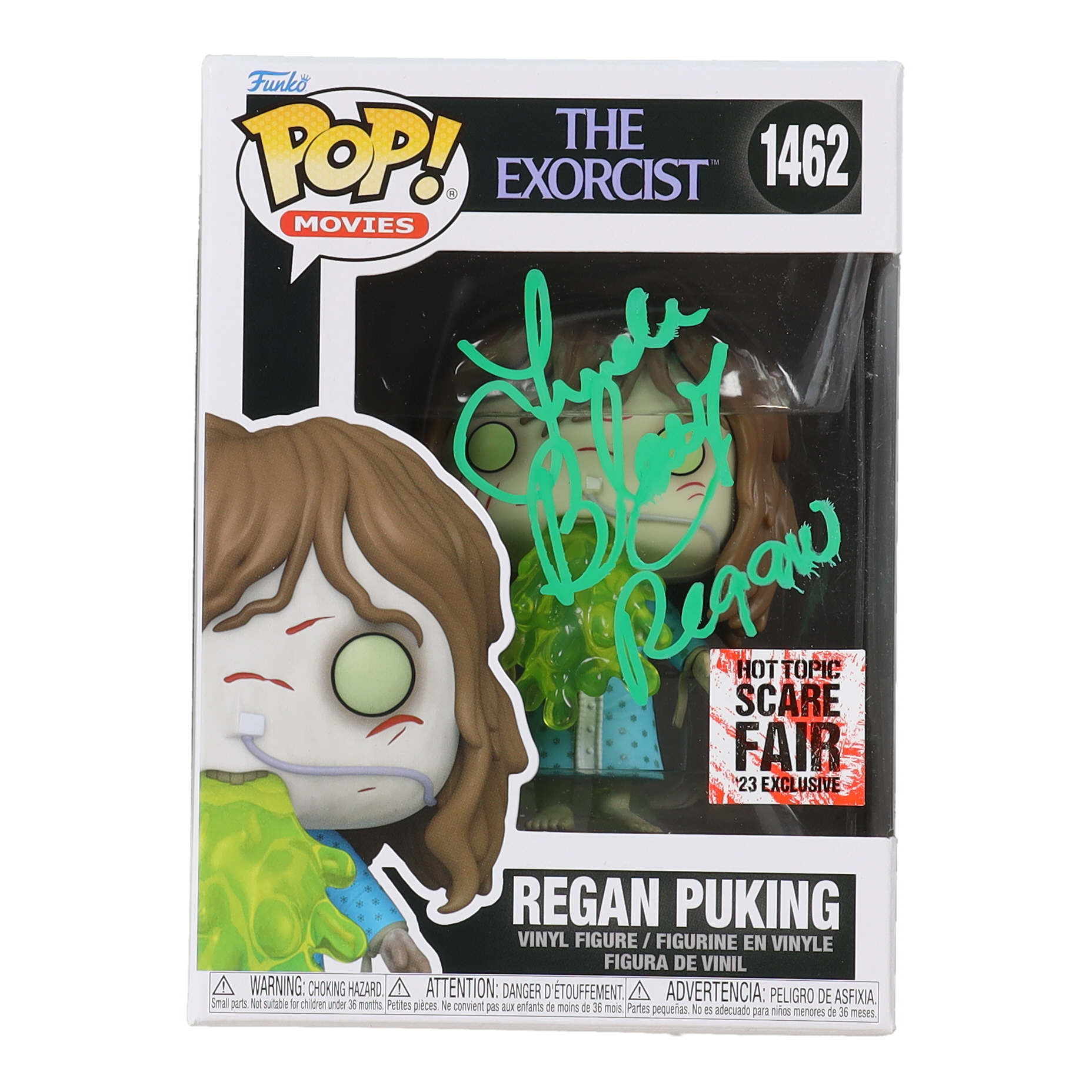 Linda Blair Signed "The Exorcist" #203 Regan Funko Pop! Vinyl Figure Inscribed "Regan" (Beckett) at PristineAuction.com Linda Blair Signed "The Exorcist" #203 Regan Funko Pop! Vinyl Figure Inscribed "Regan" (Beckett) at PristineAuction.com