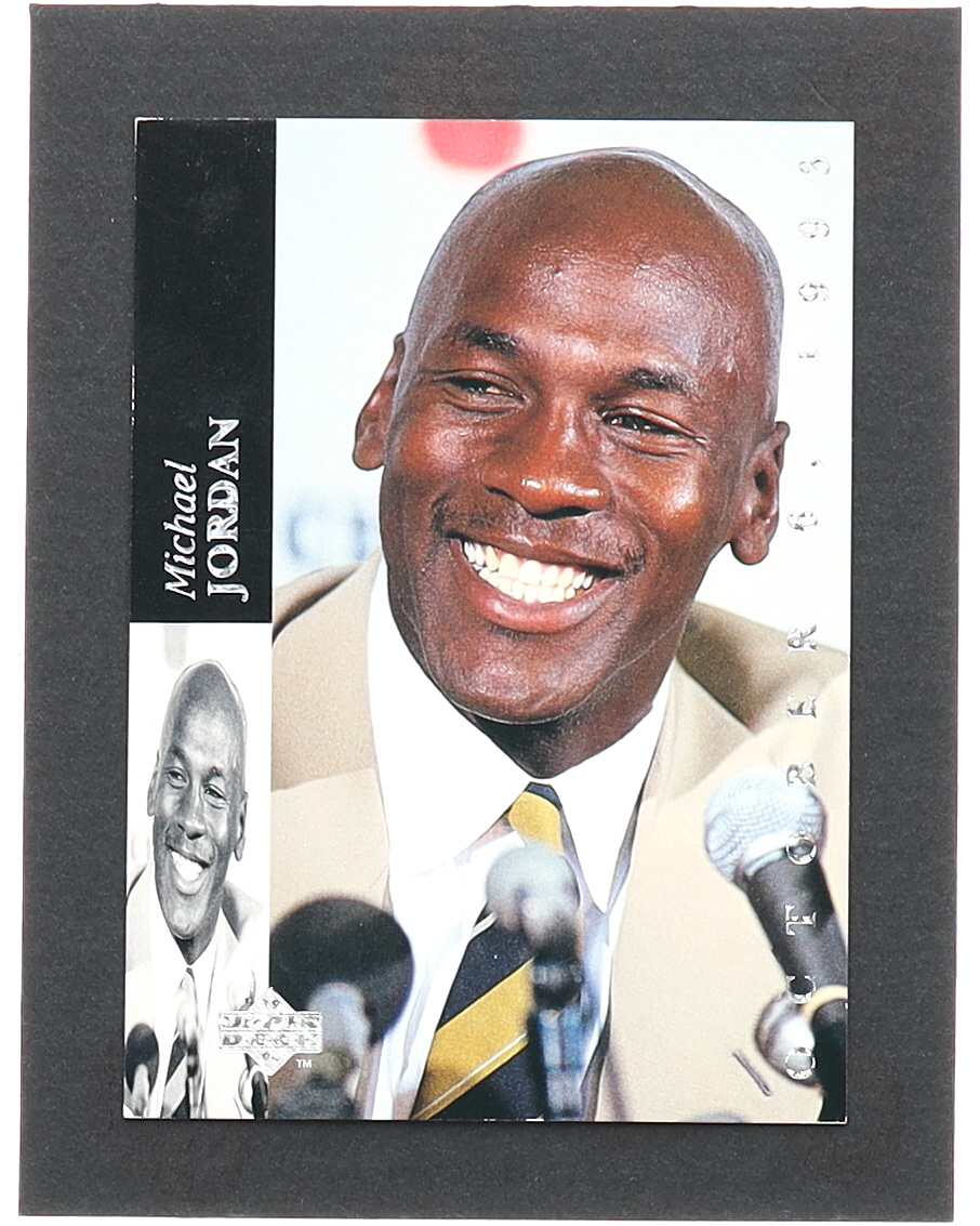 Michael Jordan 1993-94 Upper Deck SE #MJR1 / Retirement Card at PristineAuction.com Michael Jordan 1993-94 Upper Deck SE #MJR1 / Retirement Card at PristineAuction.com