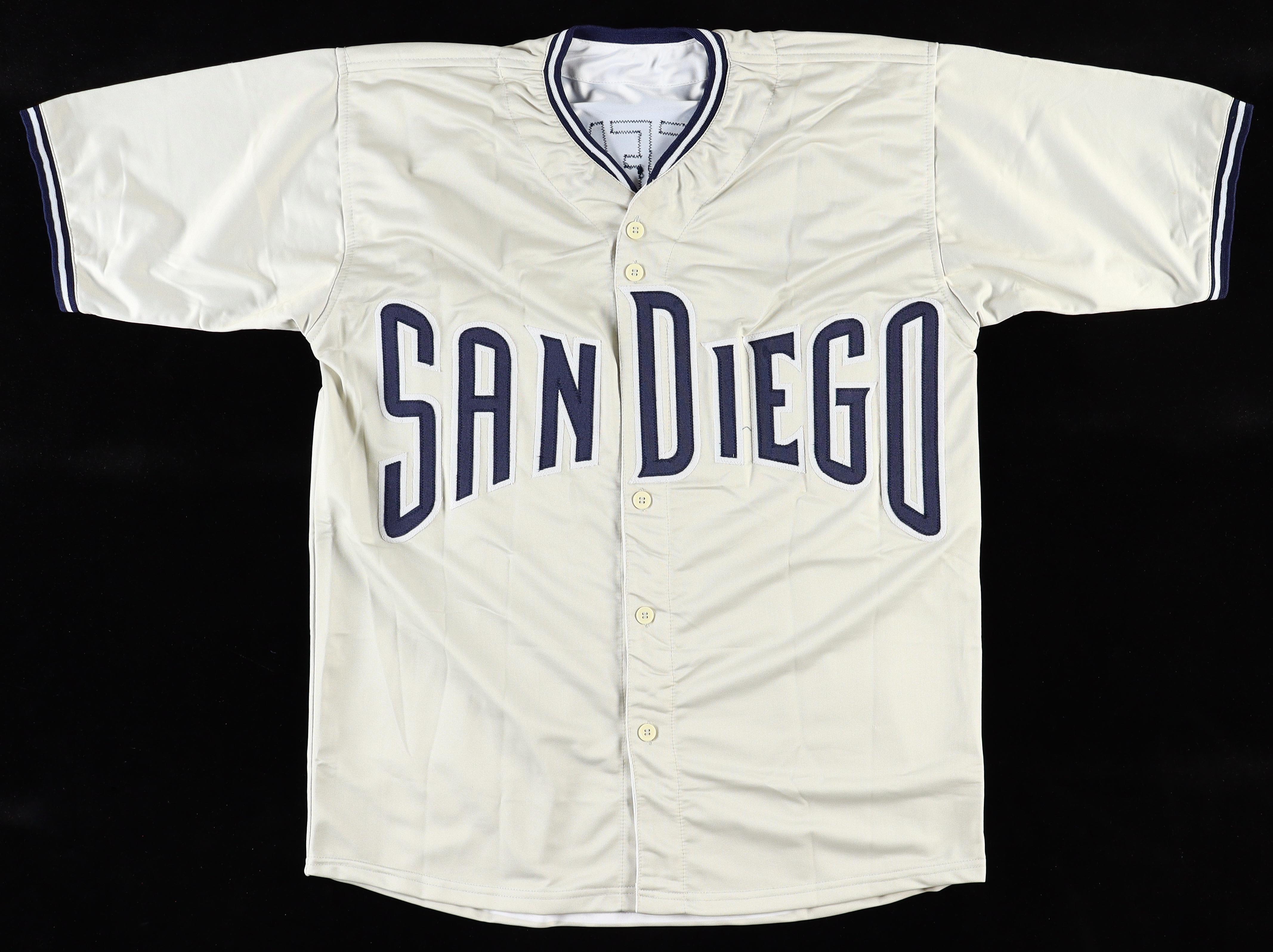 Trevor Hoffman Signed Jersey Inscribed "HOF 18" & "Hells Bells" (Beckett) at PristineAuction.com Trevor Hoffman Signed Jersey Inscribed "HOF 18" & "Hells Bells" (Beckett) at PristineAuction.com